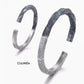 Armband Männer 99 Fuß Silber Mobius Ring mit Schleifenmuster