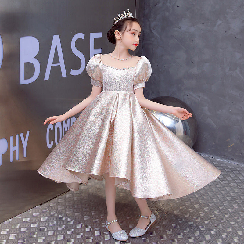 Puffärmel Kleid für kleine Prinzessinnen - Mädchen Catwalk-Style