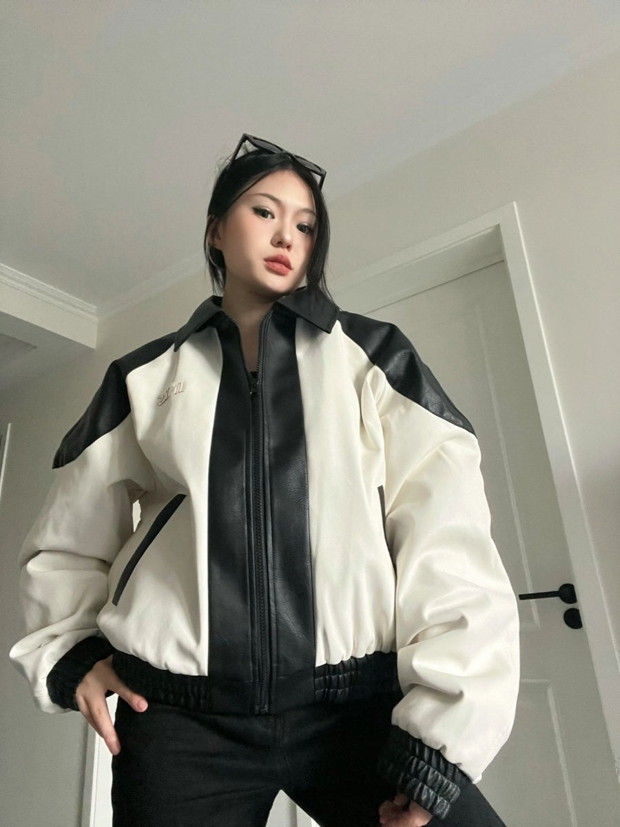 Loose-fitting long-sleeved top for spring