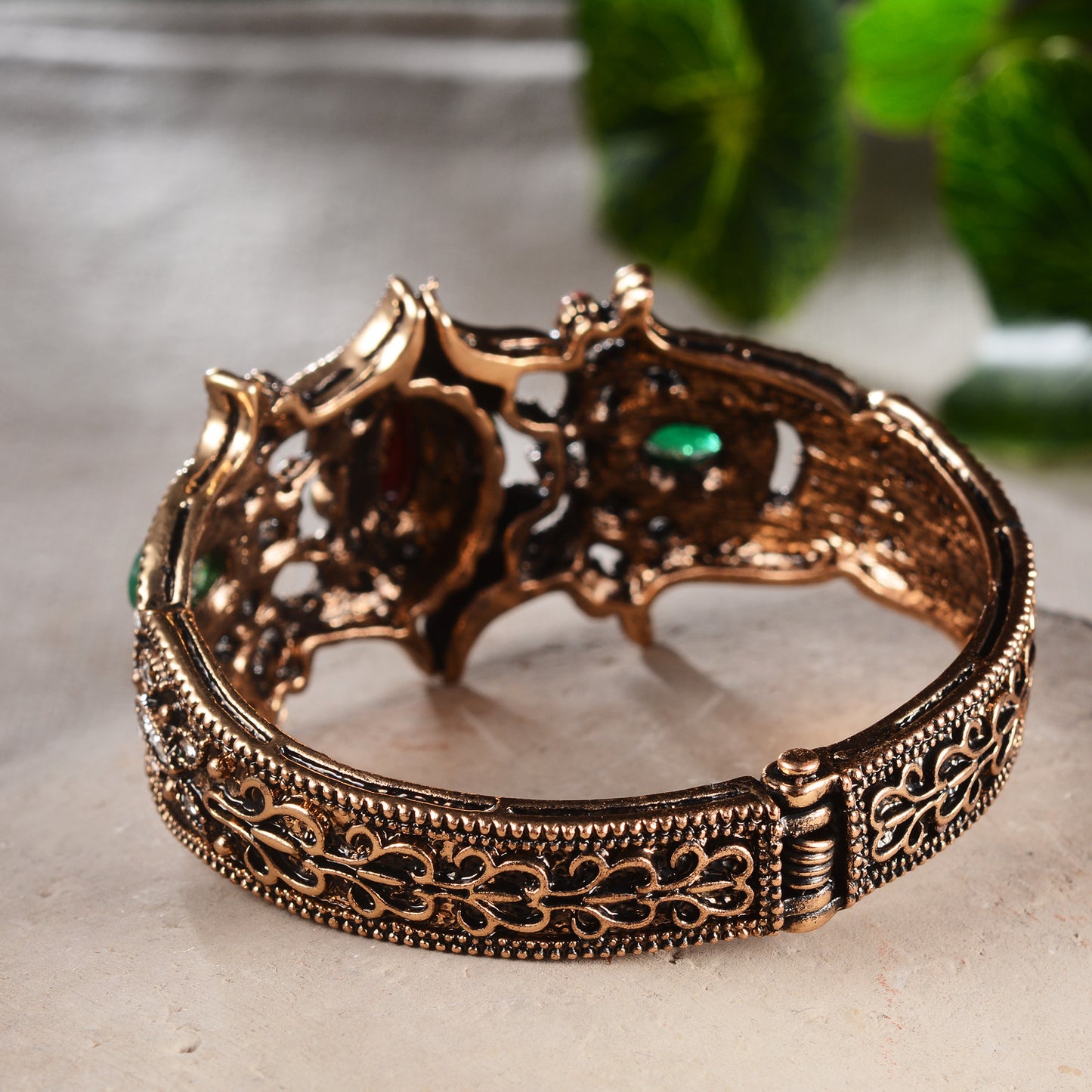 Goldvergoldetes und Diamant Damenarmband