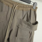 Knitted cotton pants with double ring