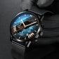 Men's Alloy Mesh Strap Watch