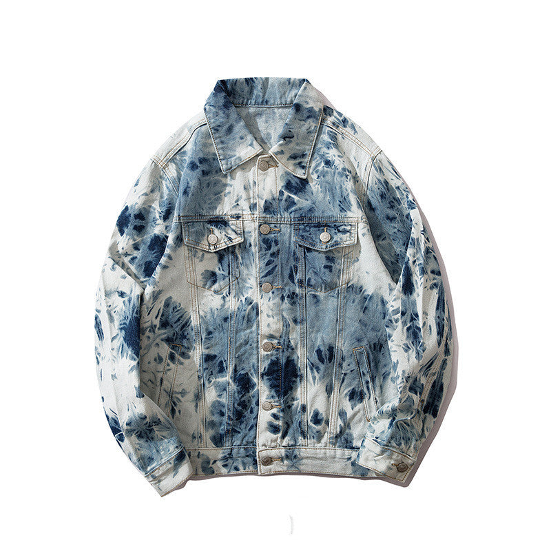 Tie-Dye National Tide Denimjacke