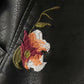 Bestickte Lederjacke mit Nieten