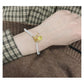 14K Gold Bracelet with Natural Pearl