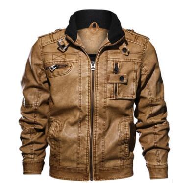Chaqueta de cuero para hombre de Momenti Istantanei