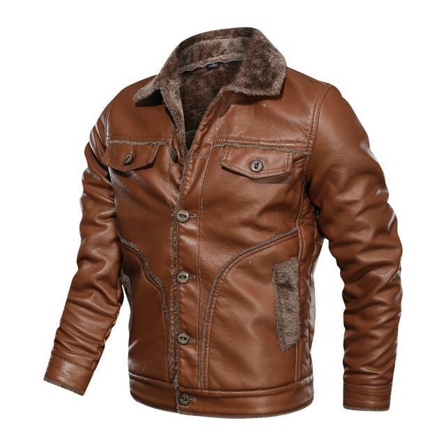 men's leather jacket