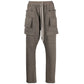 Knitted cotton pants with double ring