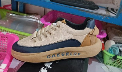 Zapatos casuales bajos para hombre, modernos y versátiles.
