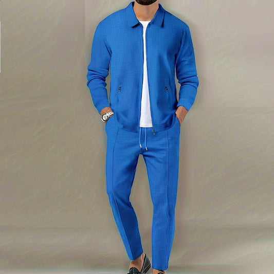 Herren-Vertikal Gestreifte Stretch-Hose