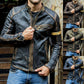 Motorrad Lederjacke für Herren