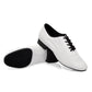 Herren-Lederschuhe für Modernen Tanz – Stilvolle Outdoor-Latin-Tanzschuhe mit Gummisohle