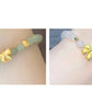 14k Gold Schleifen- und Tian Qingyu Armband