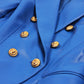 women's suit-style leather jacket