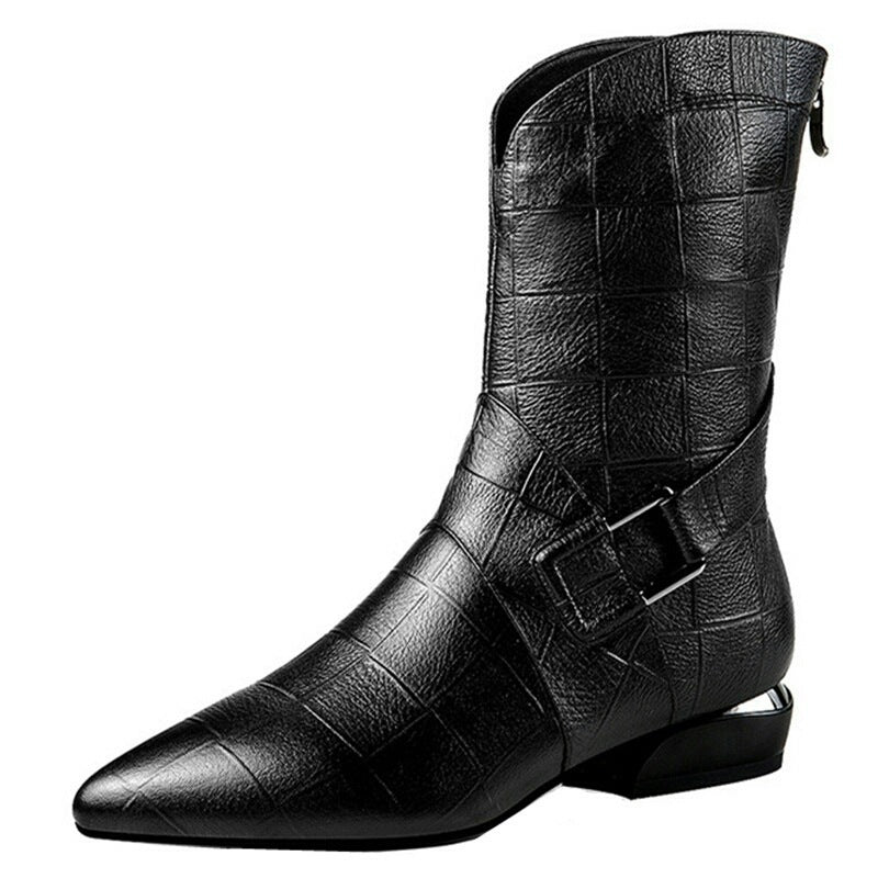Women's Boots - Comfortable Flat Shoes in Large Sizes