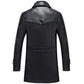 Men's Leather Jacket, Mid-Length Sheepskin Suit