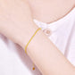 Gold Hanfseil-Armband Hohl