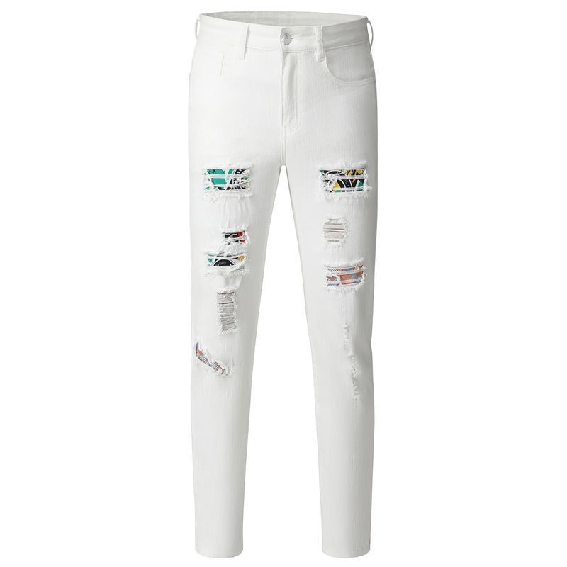 Hole Patch Washed Jeans Entdecken Sie die stylischen Hole Patch Washed Jeans,