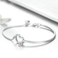 Herzförmiges Damenarmband aus Sterlingsilber – Eleganz für jeden Anlass