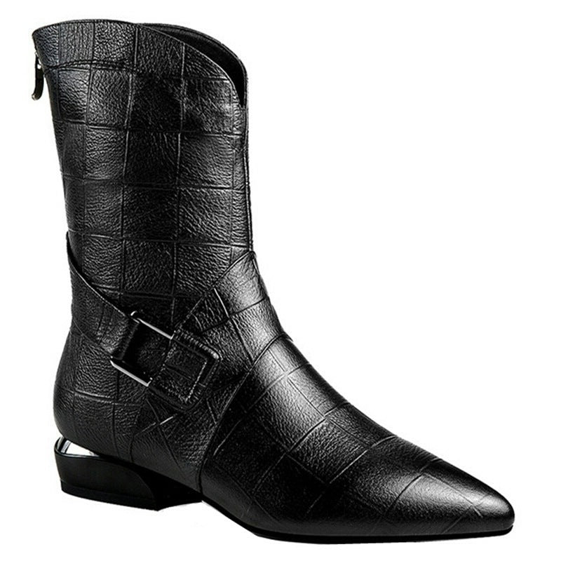 Women's Boots - Comfortable Flat Shoes in Large Sizes
