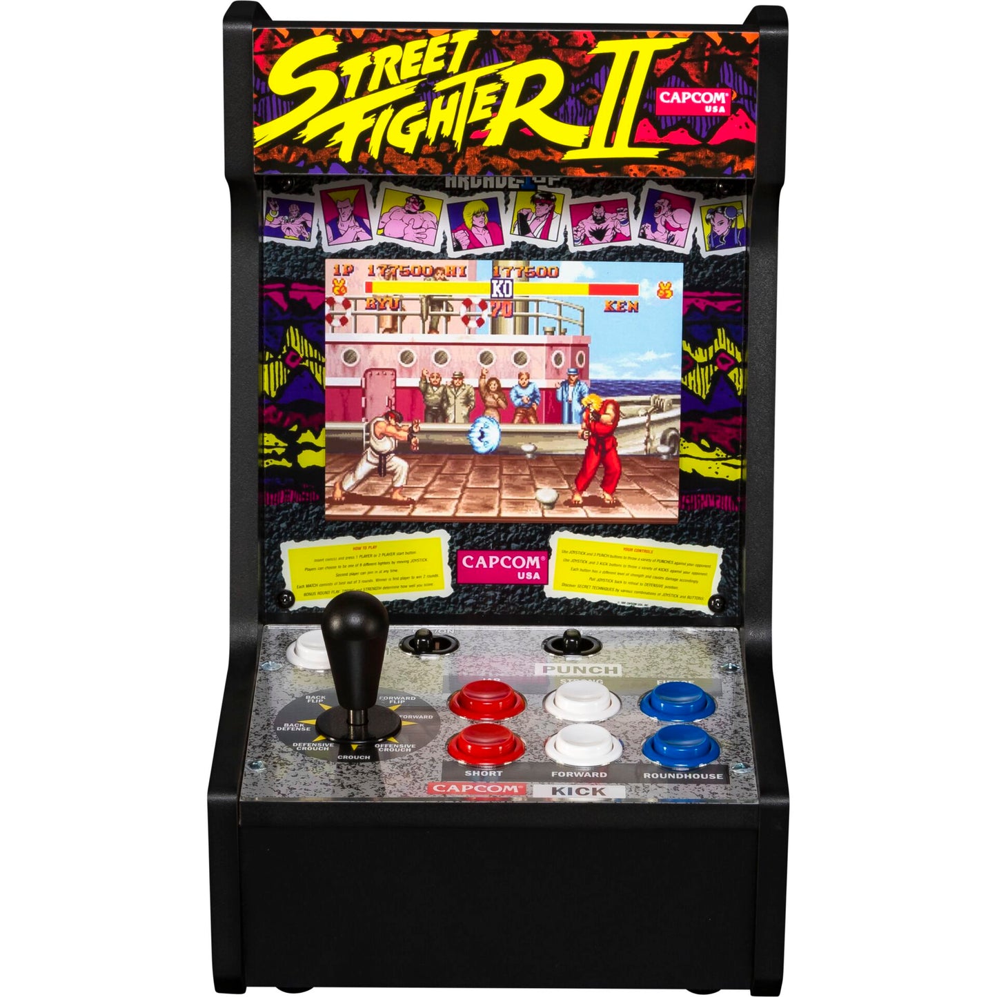 Arcade 1UP Street Fighter Countercade for Home Play