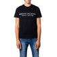 Armani Exchange T-Shirt Herren Rot Mit Rundhals 100 Baumwolle