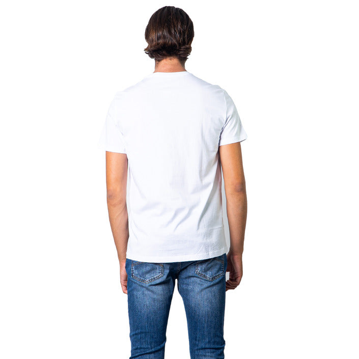 Armani Exchange T-Shirt Herren Rot Mit Rundhals 100 Baumwolle