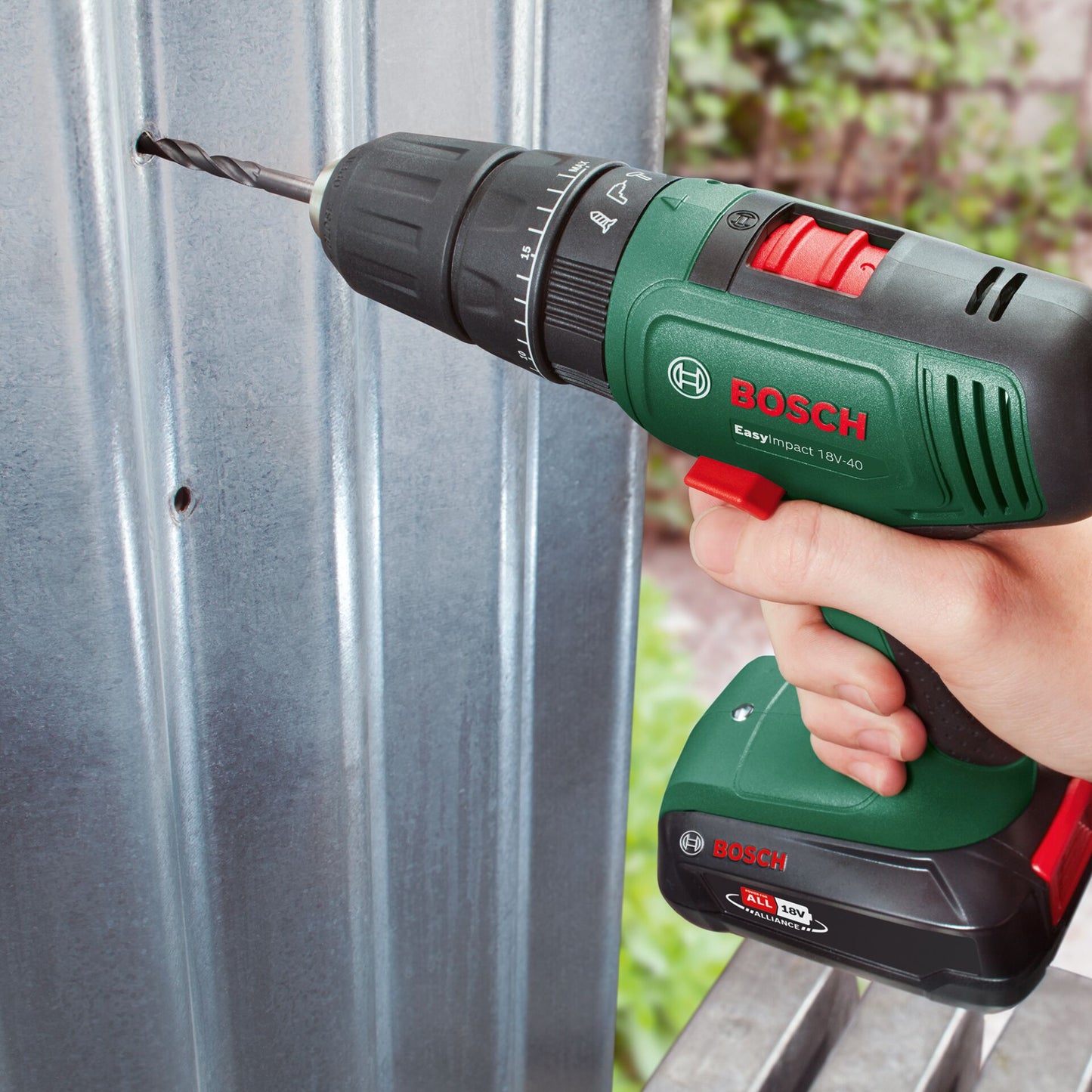Bosch EasyImpact 18V-40 im Koffer Akku-Bohrmaschine Set