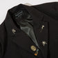 Chaqueta casual de hombre con cuello de solapa.