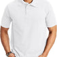 Polo de hombre holgado y sencillo con manga corta.
