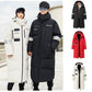 Lange, unterhalb des Knies reichende, kältebeständige, warme Winter-Daunenjacke für Herren