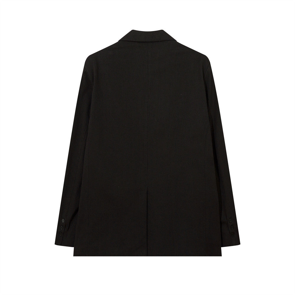 Chaqueta casual de hombre con cuello de solapa.