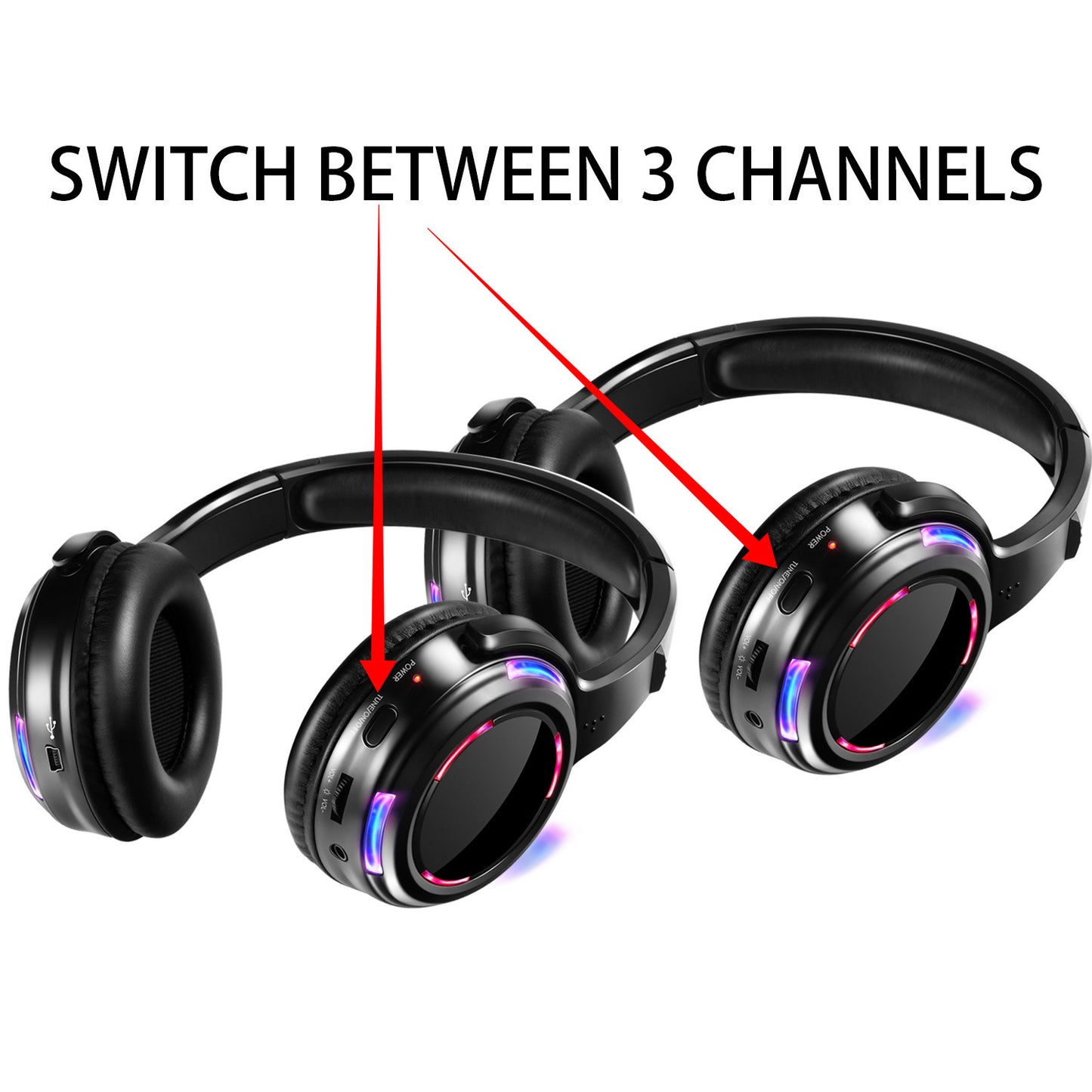 Silent Party Wireless Headphones – Perfekt für Silent Discos und Events
