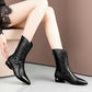 Women's Boots - Comfortable Flat Shoes in Large Sizes