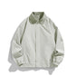 Pure color all-matching polo collar jacket