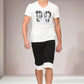 Herren Schwarz-Weiße Shorts – Klassischer Schnitt, moderner Stil