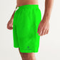 Neon Green 7" Classic Men Swim Trunk