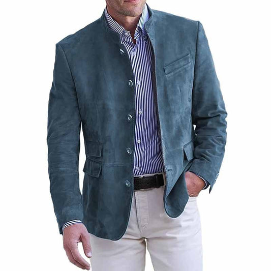 Cord-Jacke im Slim-Fit-Stil für Herbst und Winter