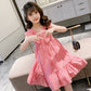 Neues Sommerkleid für Mädchen im koreanischen Stil