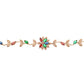 Armband mit 3A Zirkon in Weißgold und Roségold für Damen