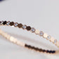 S925 Sterlingsilber Honigwaben-Armband – V-Gold Vergoldet mit Mikrofondetail