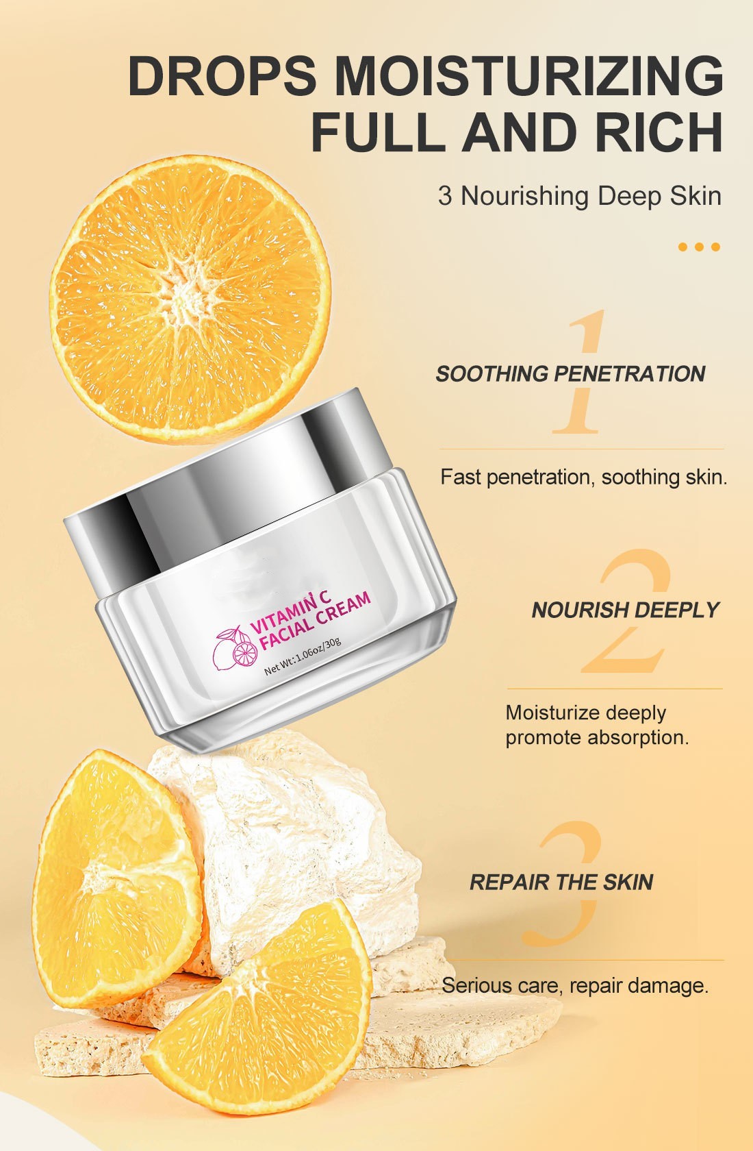 Vitamin-C-Gesichtscreme Hautpflegeprodukte