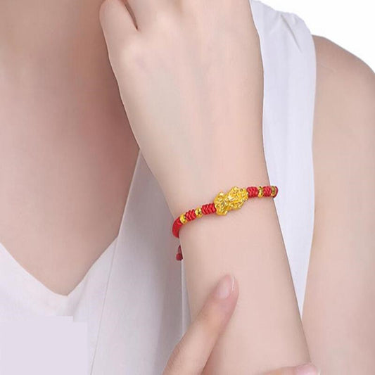 Brazalete Brave Chapado en Oro de Latón Joyas de Imitación de Oro