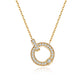 18K Fashion Diamant-Klavikula-Halskette