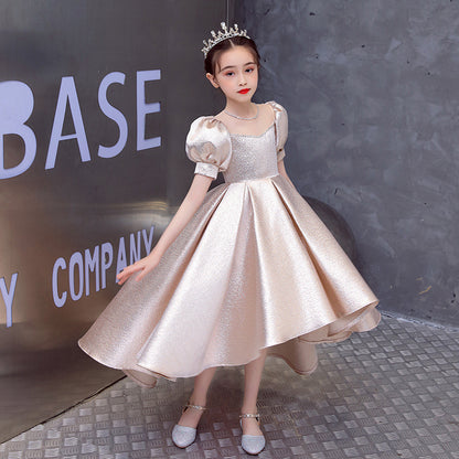 Puffärmel Kleid für kleine Prinzessinnen - Mädchen Catwalk-Style