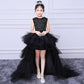 Evening dress for girls with princess train