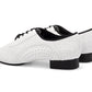 Herren-Lederschuhe für Modernen Tanz – Stilvolle Outdoor-Latin-Tanzschuhe mit Gummisohle