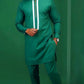 African Men's Suit Digital Top and Pants 2 Piece Set
