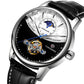 Luxurious automatic watch with world time and tourbillon function 