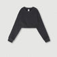 Sudadera corta retro recortada Navel Hot Girl para mujer: moderna y cómoda